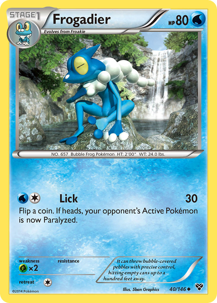 Frogadier 40/146 Uncommon | XY | Pokemon Card