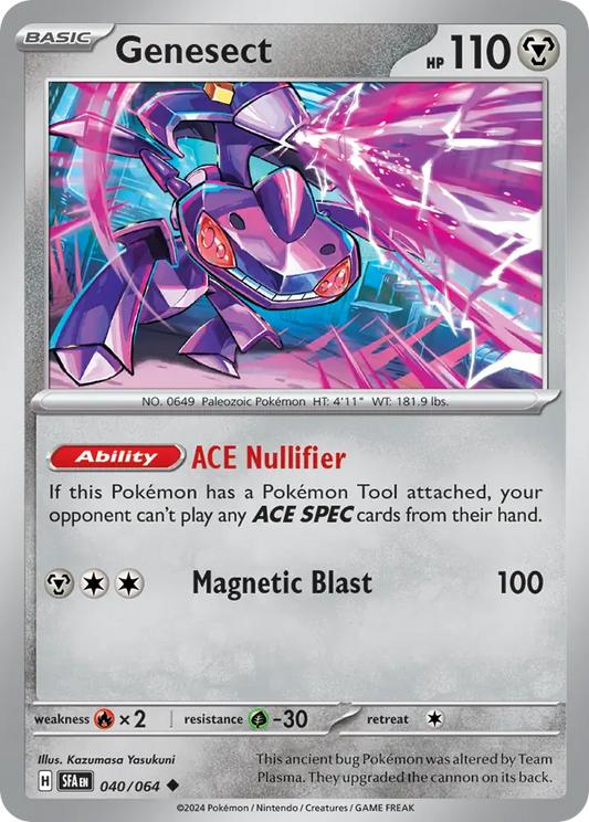 Genesect 40/64 Uncommon | Shrouded Fable | Pokemon Card