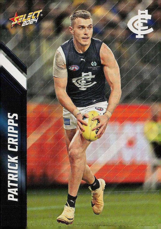 Patrick Cripps #22 Carlton Blues | 2024 Select AFL Footy Stars | Trading Card