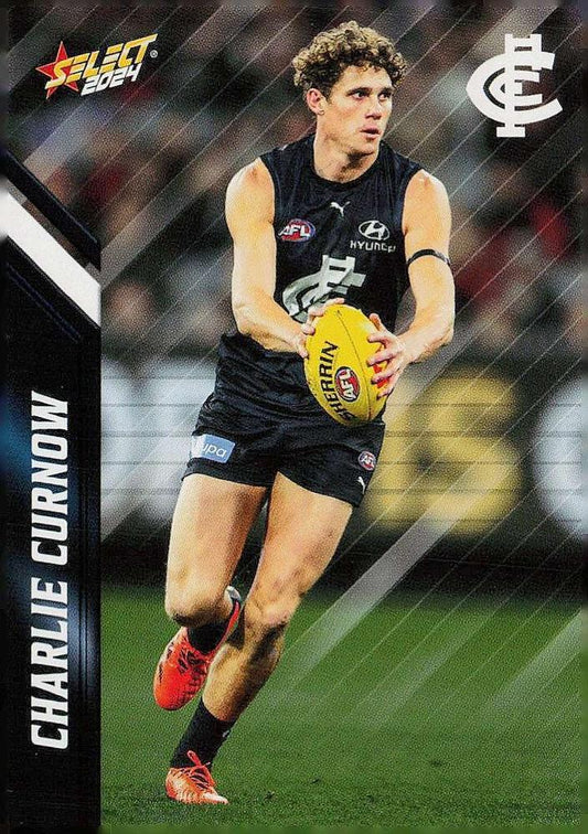 Charlie Curnow #23 Carlton Blues | 2024 Select AFL Footy Stars | Trading Card