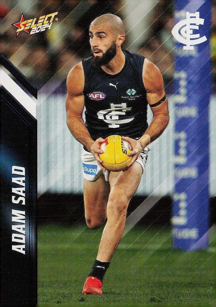 Adam Saad #28 Carlton Blues | 2024 Select AFL Footy Stars | Trading Card