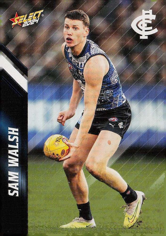 Sam Walsh #29 Carlton Blues | 2024 Select AFL Footy Stars | Trading Card