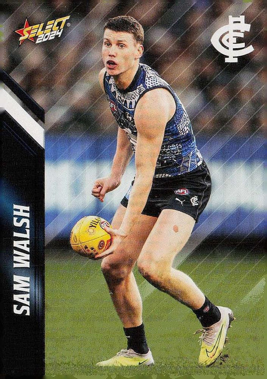 Sam Walsh #29 Carlton Blues | 2024 Select AFL Footy Stars | Trading Card