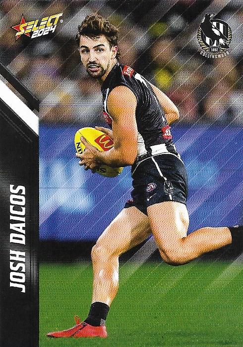 Josh Daicos #32 Collingwood Magpies | 2024 Select AFL Footy Stars | Trading Card