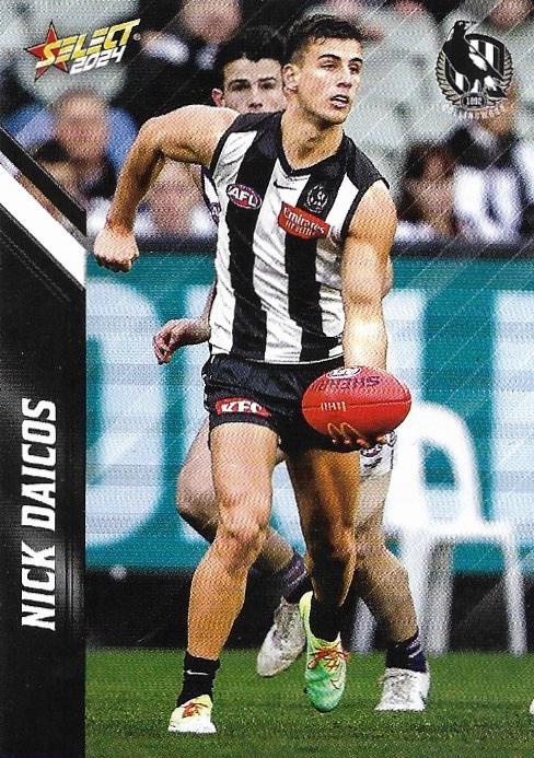 Nick Daicos #33 Collingwood Magpies | 2024 Select AFL Footy Stars | Trading Card