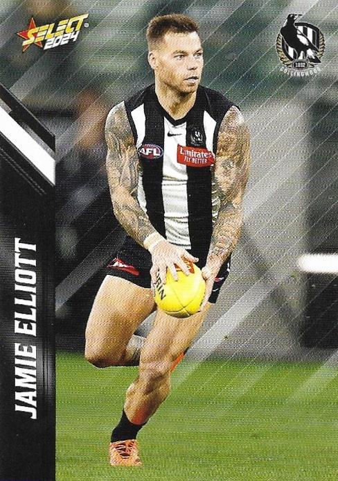 Jamie Elliott #35 Collingwood Magpies | 2024 Select AFL Footy Stars | Trading Card