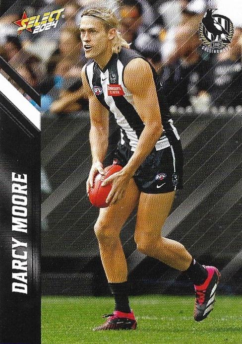 Darcy Moore #38 Collingwood Magpies | 2024 Select AFL Footy Stars | Trading Card