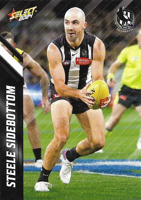 Steele Sidebottom #40 Collingwood Magpies | 2024 Select AFL Footy Stars | Trading Card