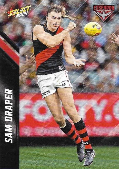 Sam Draper #41 Essendon Bombers | 2024 Select AFL Footy Stars | Trading Card