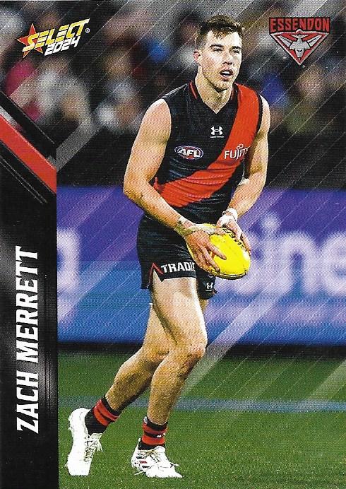 Zach Merrett #46 Essendon Bombers | 2024 Select AFL Footy Stars | Trading Card