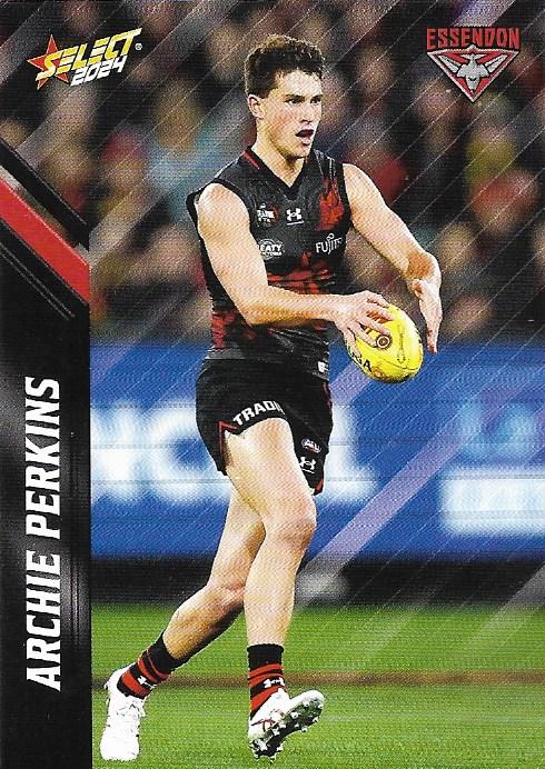 Archie Perkins #48 Essendon Bombers | 2024 Select AFL Footy Stars | Trading Card