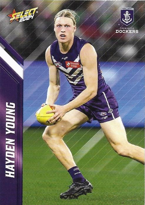 Hayden Young #60 Fremantle Dockers | 2024 Select AFL Footy Stars | Trading Card