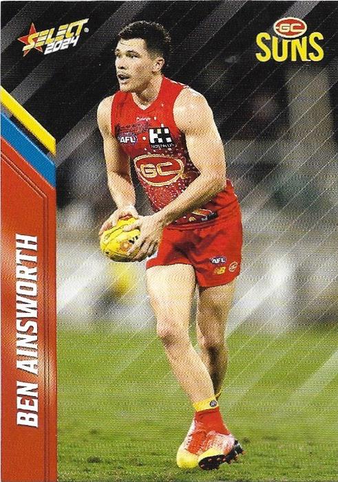 Ben Ainsworth #81 Gold Coast Suns | 2024 Select AFL Footy Stars | Trading Card