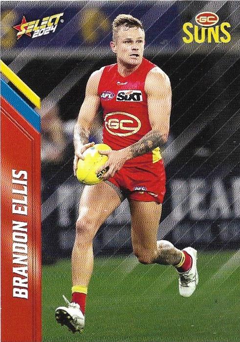 Brandon Ellis #83 Gold Coast Suns | 2024 Select AFL Footy Stars | Trading Card