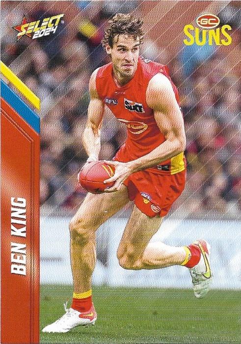 Ben King #84 Gold Coast Suns | 2024 Select AFL Footy Stars | Trading Card