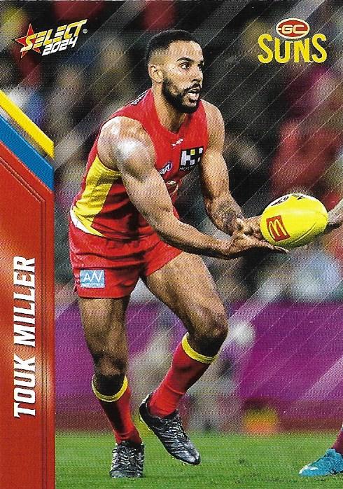 Touk Miller #86 Gold Coast Suns | 2024 Select AFL Footy Stars | Trading Card