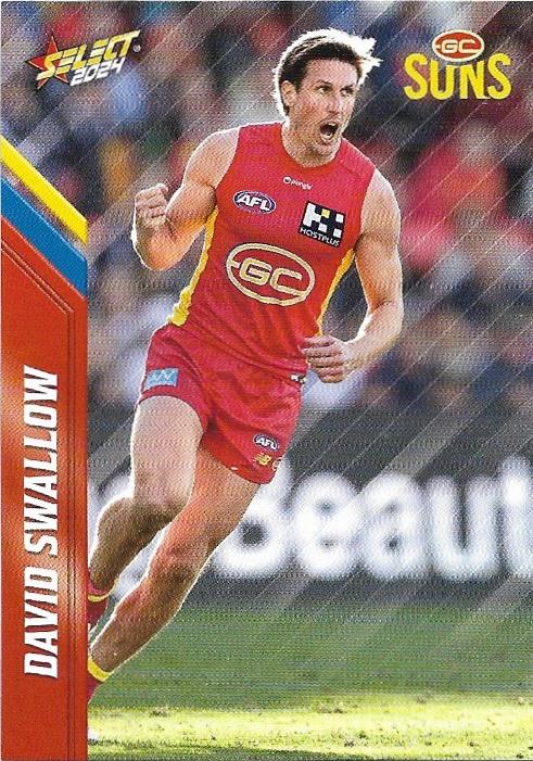 David Swallow #88 Gold Coast Suns | 2024 Select AFL Footy Stars | Trading Card