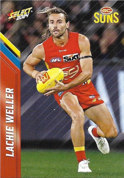 Lachie Weller #89 Gold Coast Suns | 2024 Select AFL Footy Stars | Trading Card