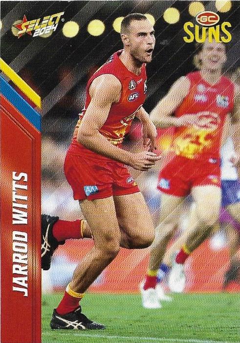 Jarrod Witts #90 Gold Coast Suns | 2024 Select AFL Footy Stars | Trading Card