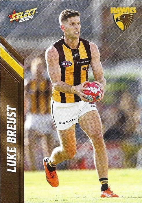 Luke Breust #92 Hawthorn Hawks | 2024 Select AFL Footy Stars | Trading Card