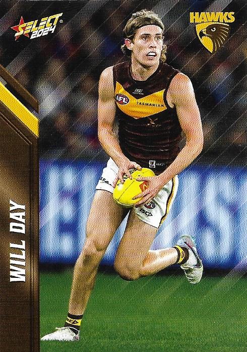 Will Day #93 Hawthorn Hawks | 2024 Select AFL Footy Stars | Trading Card