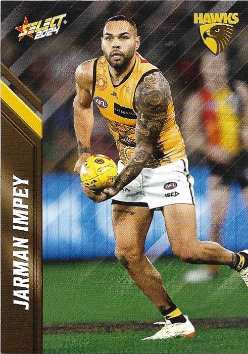 Jarman Impey #94 Hawthorn Hawks | 2024 Select AFL Footy Stars | Trading Card