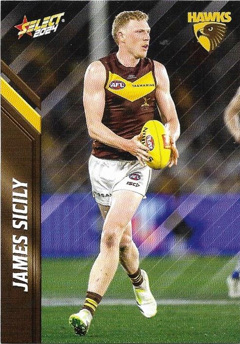 James Sicily #98 Hawthorn Hawks | 2024 Select AFL Footy Stars | Trading Card