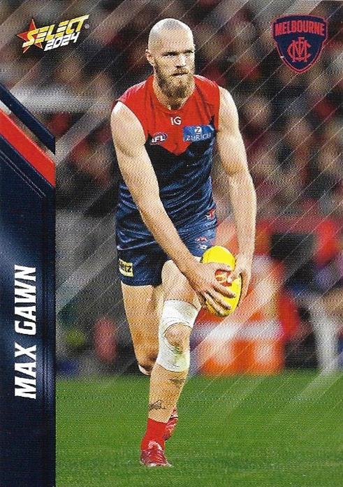 Max Gawn #103 Melbourne Demons | 2024 Select AFL Footy Stars | Trading Card