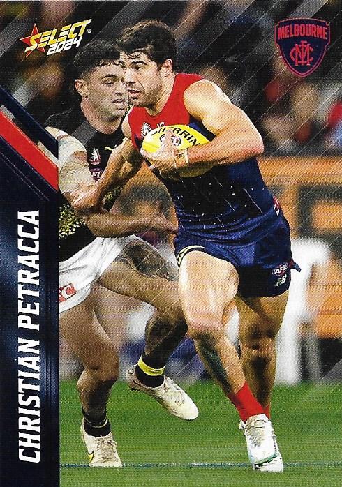 Christian Petracca #108 Melbourne Demons | 2024 Select AFL Footy Stars | Trading Card