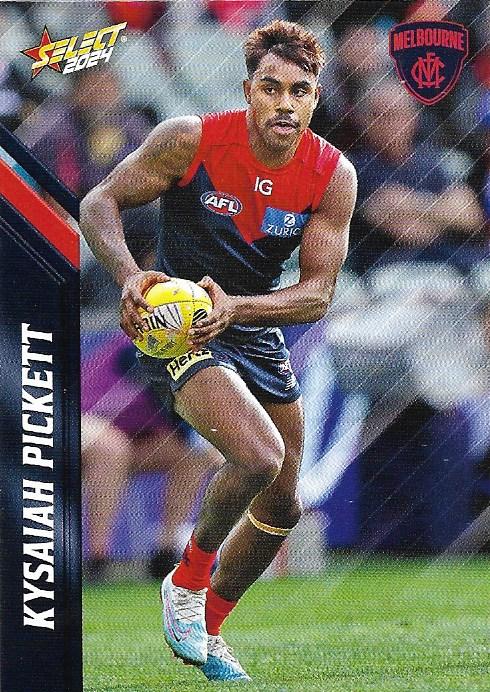 Kysaiah Pickett #109 Melbourne Demons | 2024 Select AFL Footy Stars | Trading Card