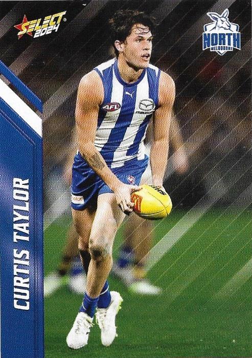 Curtis Taylor #119 North Melbourne Kangaroos | 2024 Select AFL Footy Stars | Trading Card