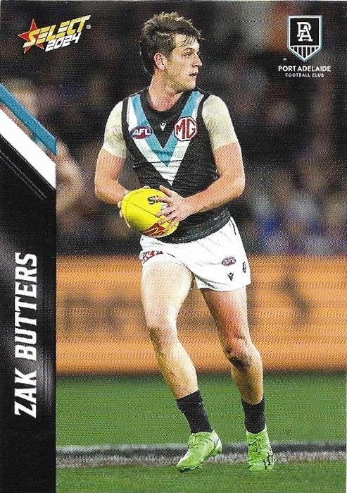 Zak Butters #122 Port Adelaide Power | 2024 Select AFL Footy Stars | Trading Card