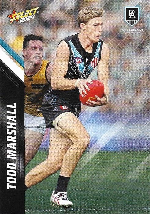 Todd Marshall #126 Port Adelaide Power | 2024 Select AFL Footy Stars | Trading Card