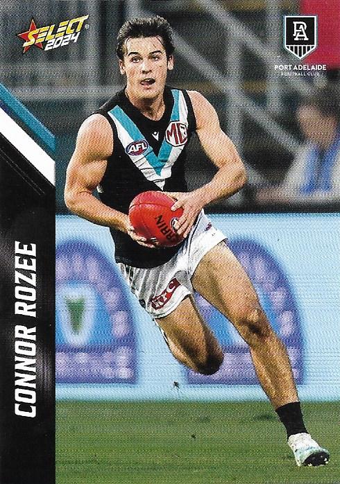 Connor Rozee #129 Port Adelaide Power | 2024 Select AFL Footy Stars | Trading Card