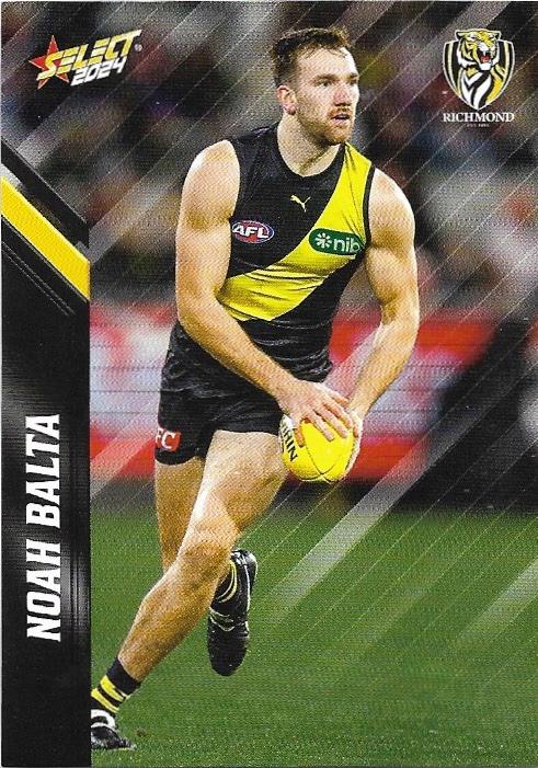 Noah Balta #132 Richmond Tigers | 2024 Select AFL Footy Stars | Trading Card