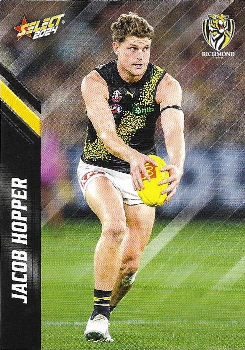 Jacob Hopper #134 Richmond Tigers | 2024 Select AFL Footy Stars | Trading Card