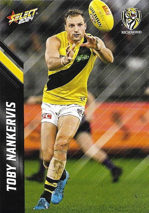 Toby Nankervis #137 Richmond Tigers | 2024 Select AFL Footy Stars | Trading Card