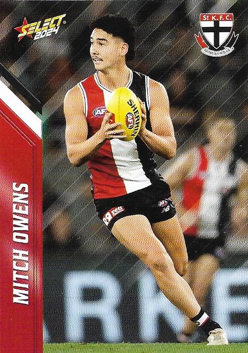 Mitch Owens #145 St. Kilda Saints | 2024 Select AFL Footy Stars | Trading Card