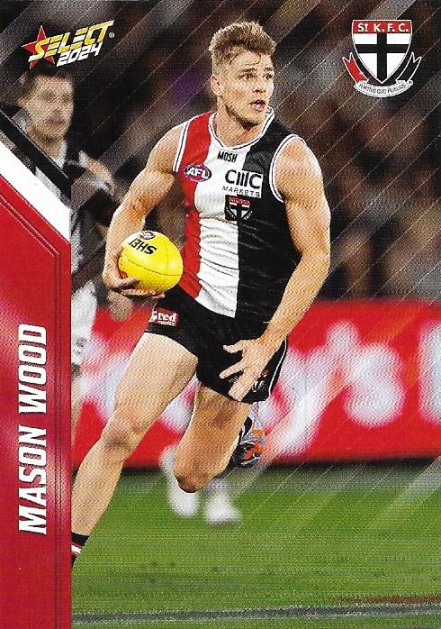 Mason Wood #150 St. Kilda Saints | 2024 Select AFL Footy Stars | Trading Card