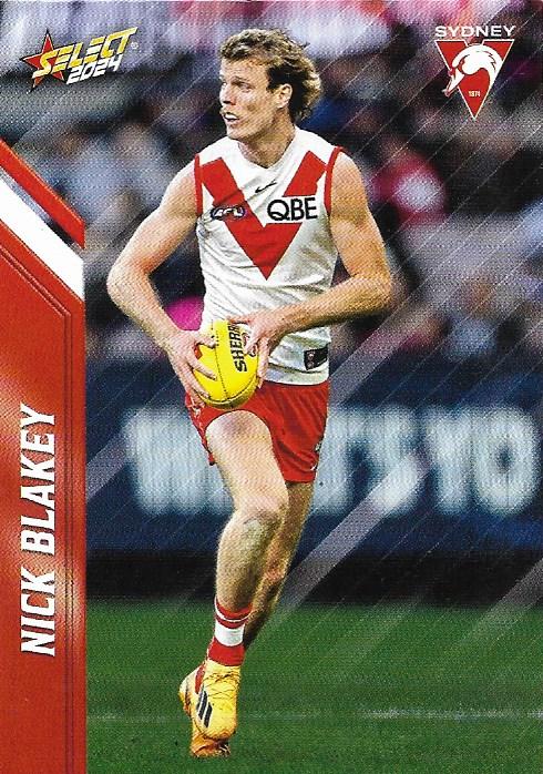 Nick Blakey #151 Sydney Swans | 2024 Select AFL Footy Stars | Trading Card