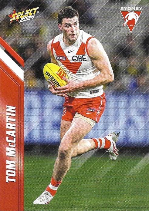 Tom McCartin #154 Sydney Swans | 2024 Select AFL Footy Stars | Trading Card