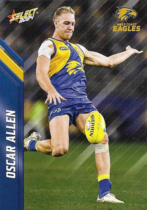 Oscar Allen #161 West Coast Eagles | 2024 Select AFL Footy Stars | Trading Card