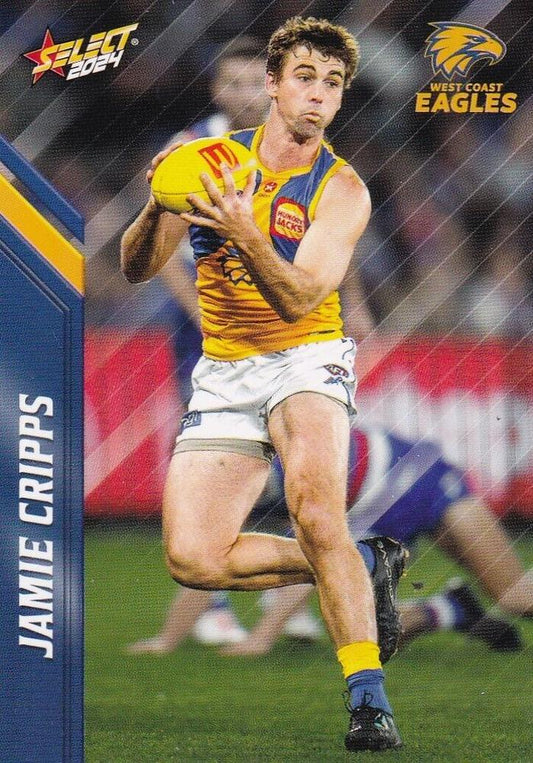 Jamie Cripps #163 West Coast Eagles | 2024 Select AFL Footy Stars | Trading Card