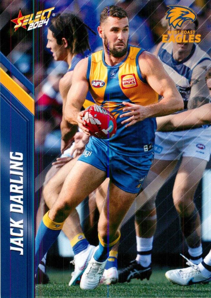 Jack Darling #164 West Coast Eagles | 2024 Select AFL Footy Stars | Trading Card