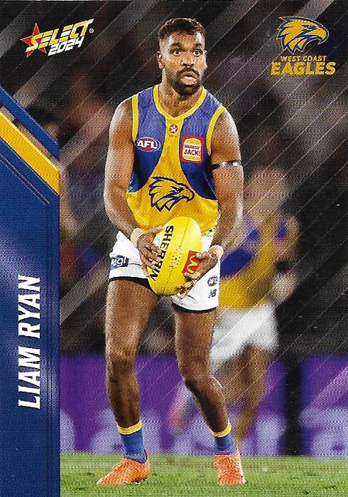 Liam Ryan #168 West Coast Eagles | 2024 Select AFL Footy Stars | Trading Card