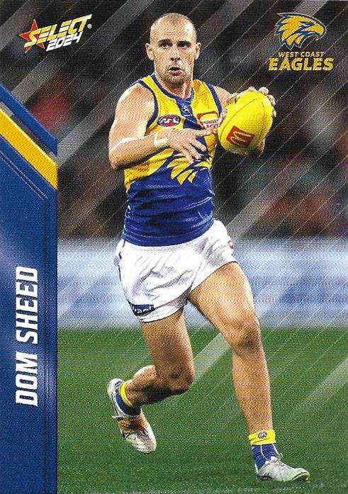 Dom Sheed #169 West Coast Eagles | 2024 Select AFL Footy Stars | Trading Card