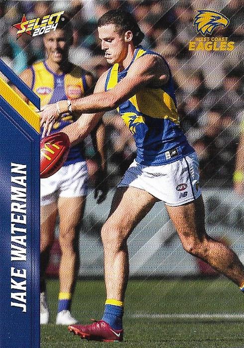 Jake Waterman #170 West Coast Eagles | 2024 Select AFL Footy Stars | Trading Card