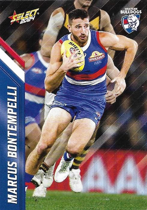 Marcus Bontempelli #171 Western Bulldogs | 2024 Select AFL Footy Stars | Trading Card