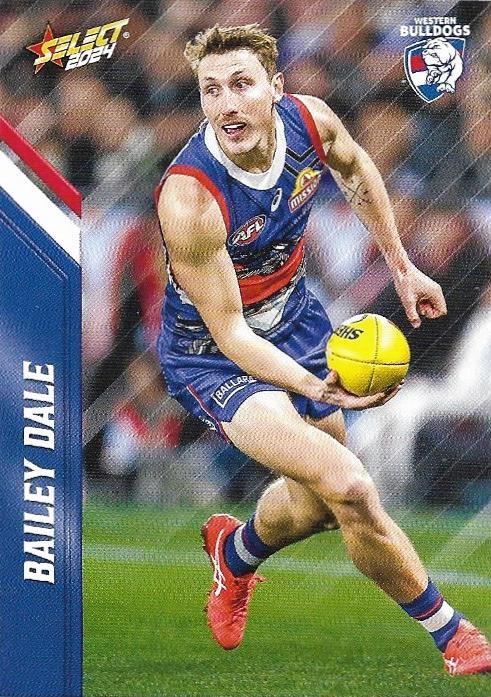 Bailey Dale #172 Western Bulldogs | 2024 Select AFL Footy Stars | Trading Card