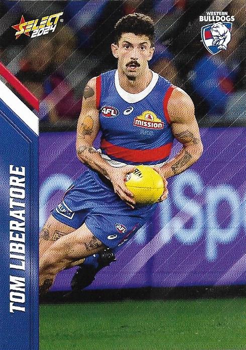 Tom Liberatore #174 Western Bulldogs | 2024 Select AFL Footy Stars | Trading Card